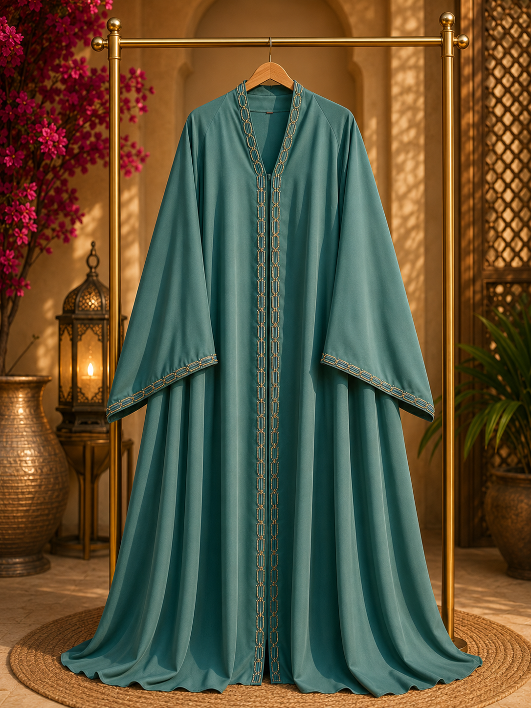 Elegant Korean Nida Fabric Abaya for Women | Premium Modest Wear