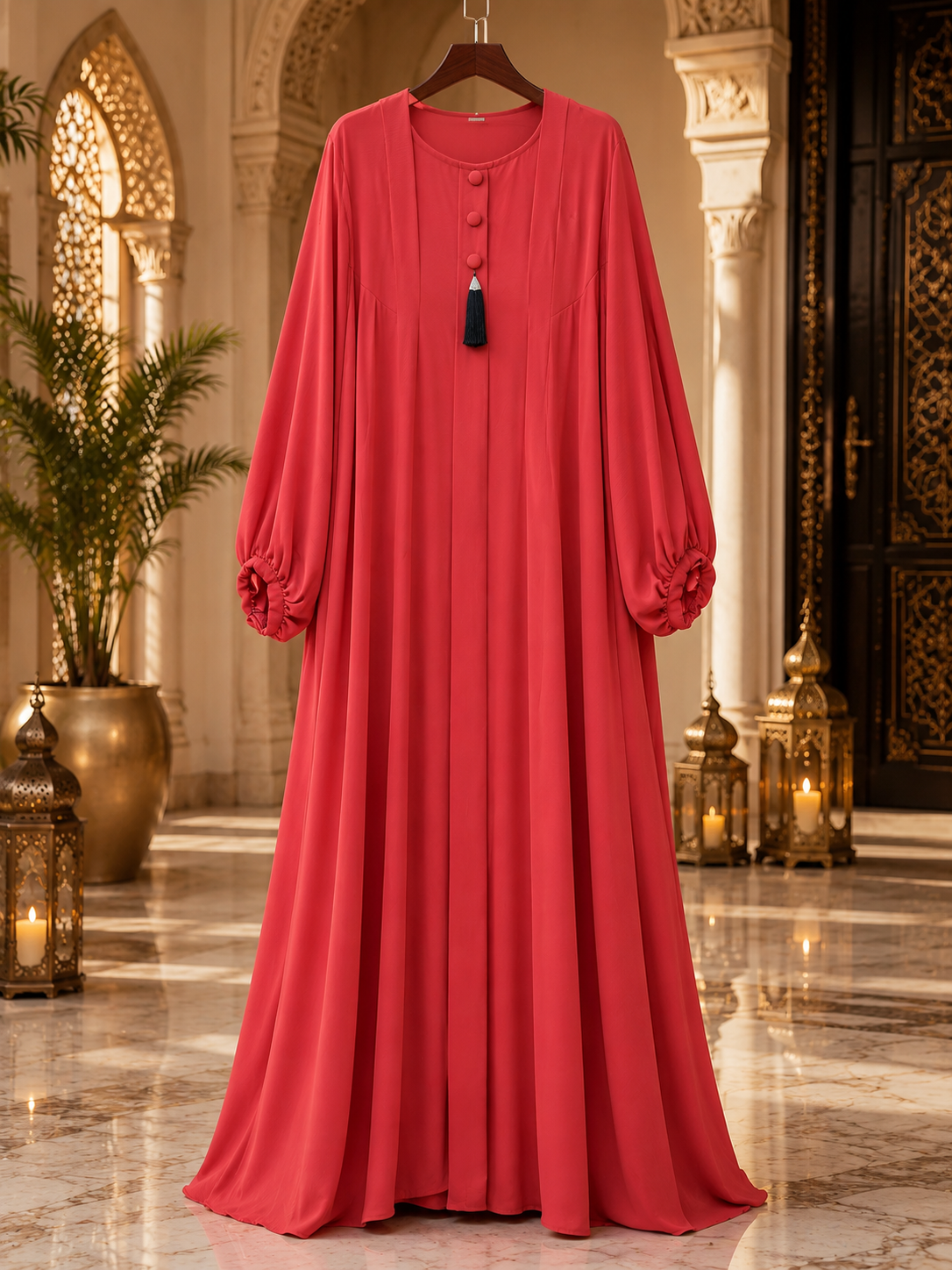 Premium Korean Georgette Double Layer Abaya for Women