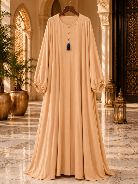 Premium Korean Georgette Double Layer Abaya for Women