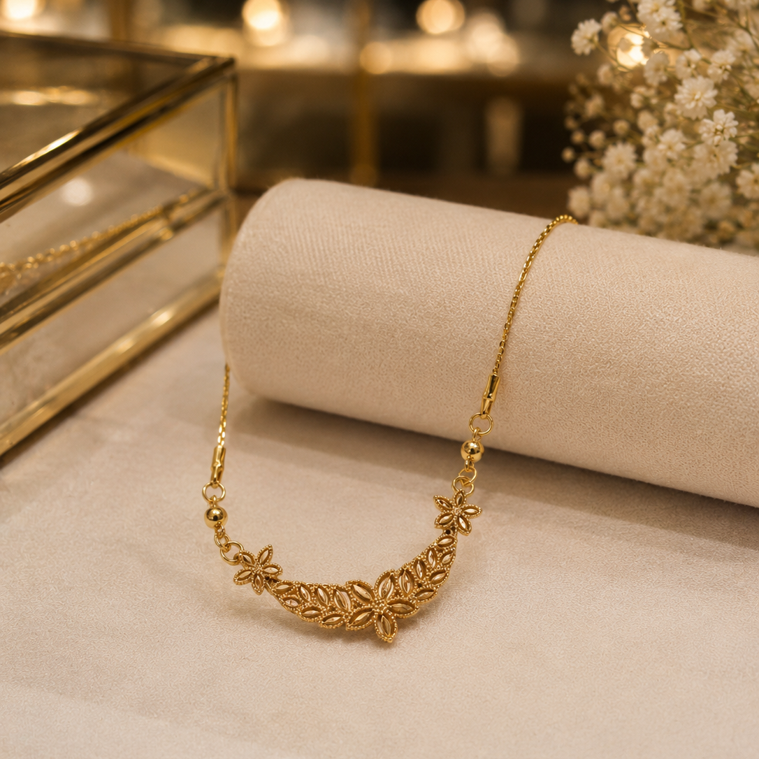Gold Plated Designer Necklace for Women