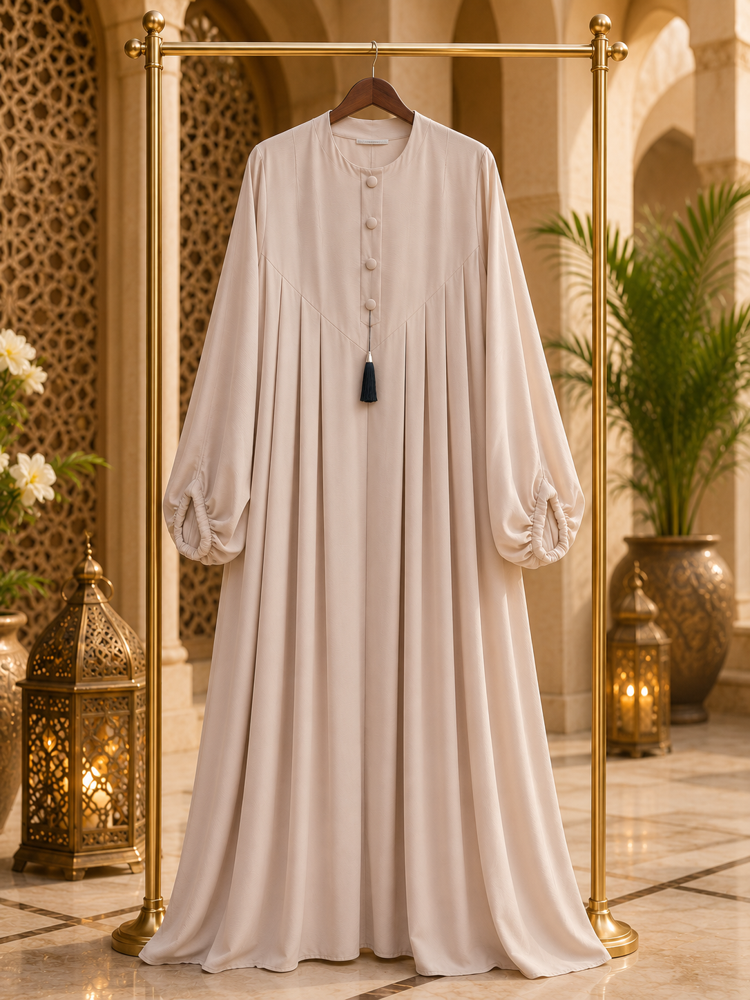 Premium Korean Georgette Double Layer Abaya for Women