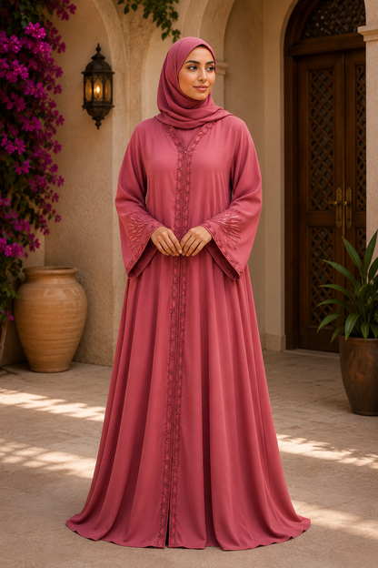 Premium Korean Nida Fabric Modest Abaya for Women