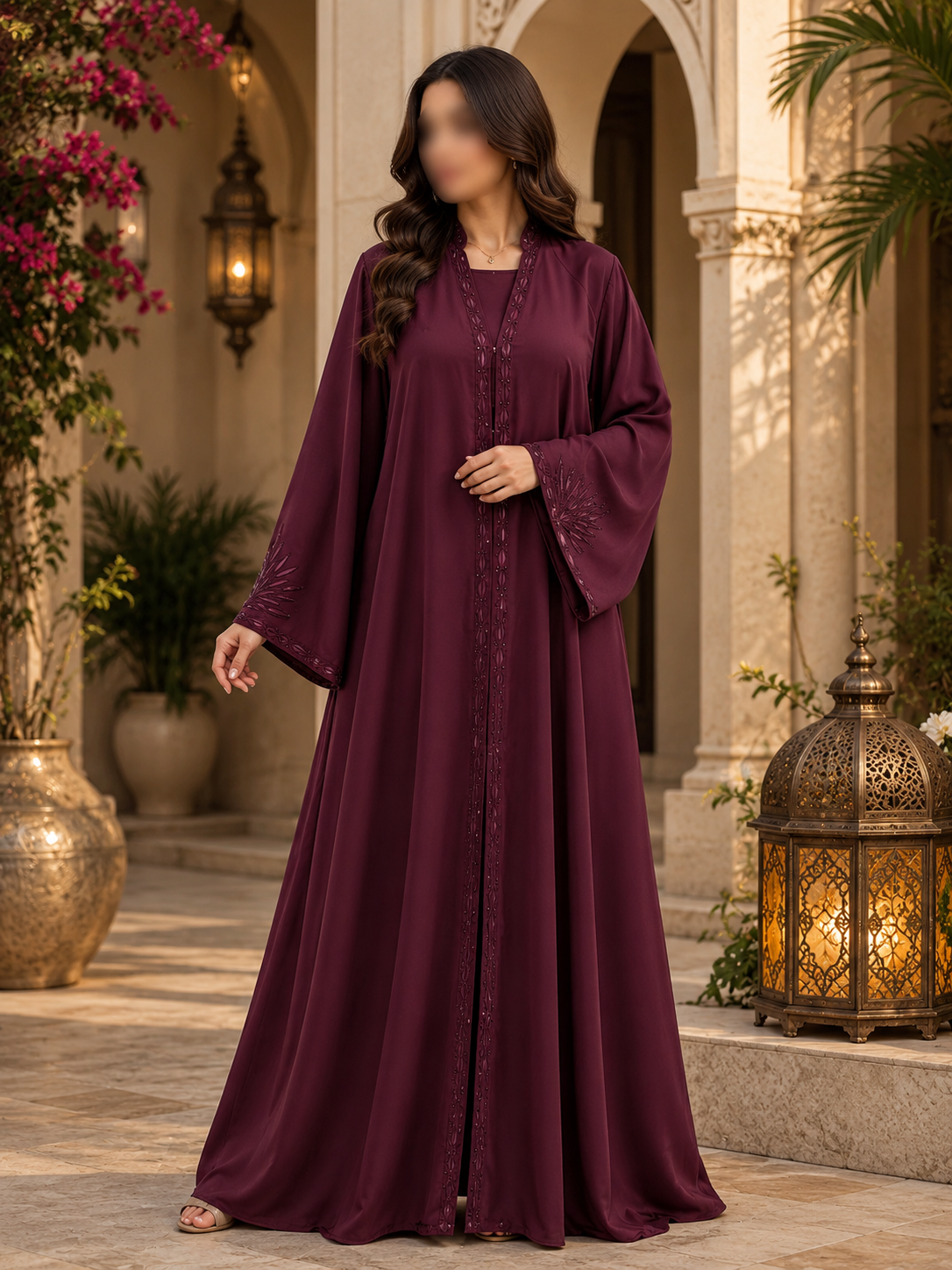 Premium Korean Nida Fabric Modest Abaya for Women