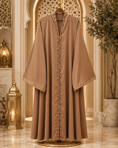Elegant Korean Nida Fabric Abaya for Women | Premium Modest Wear