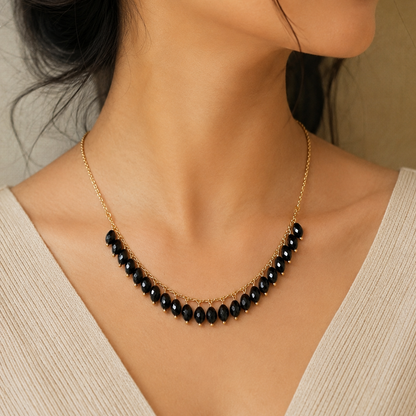 black Choker Necklace for Women