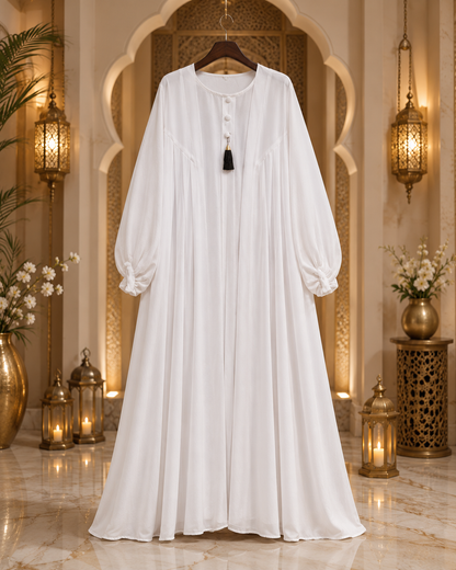 Premium Korean Georgette Double Layer Abaya for Women