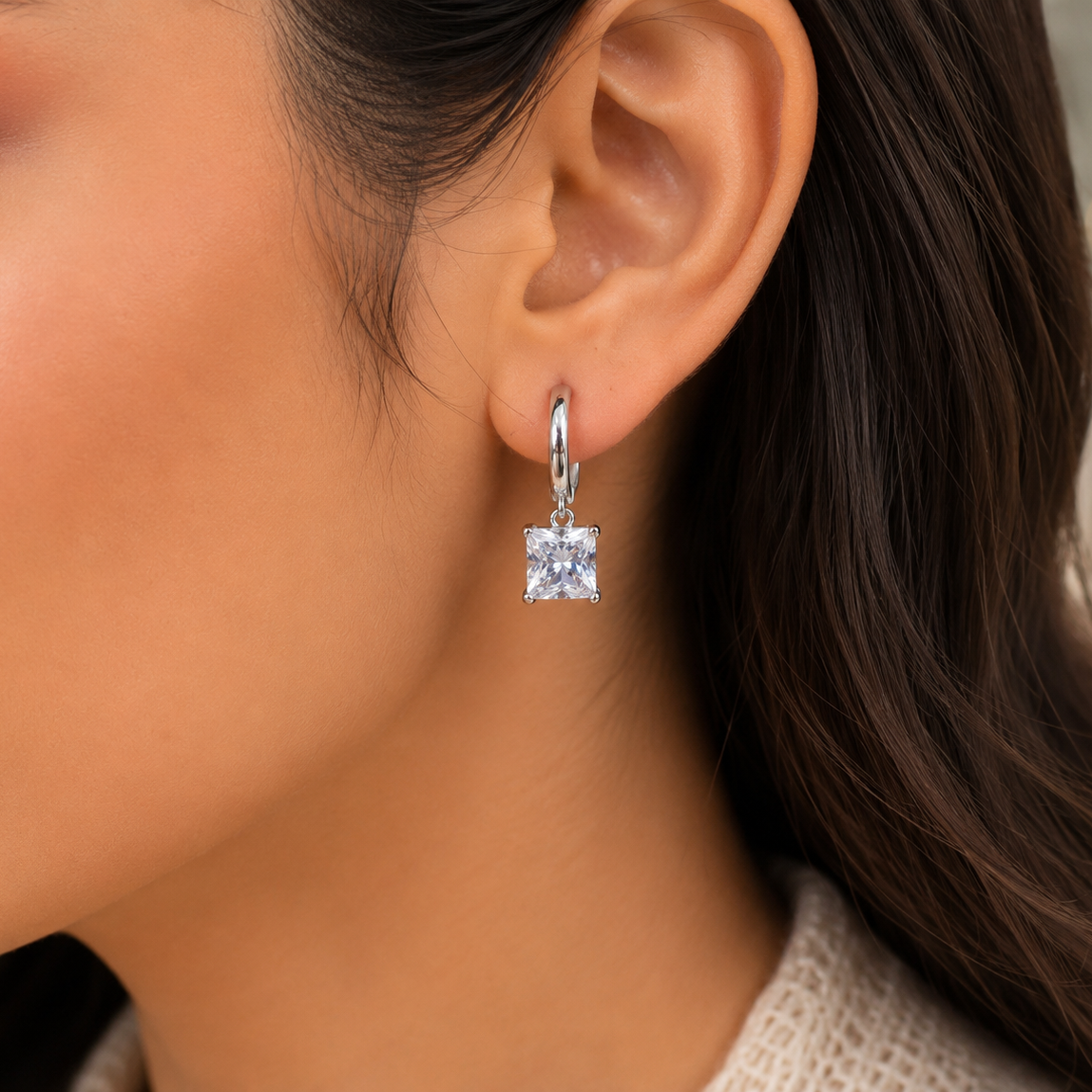 Silver Plated stud Earrings for Women