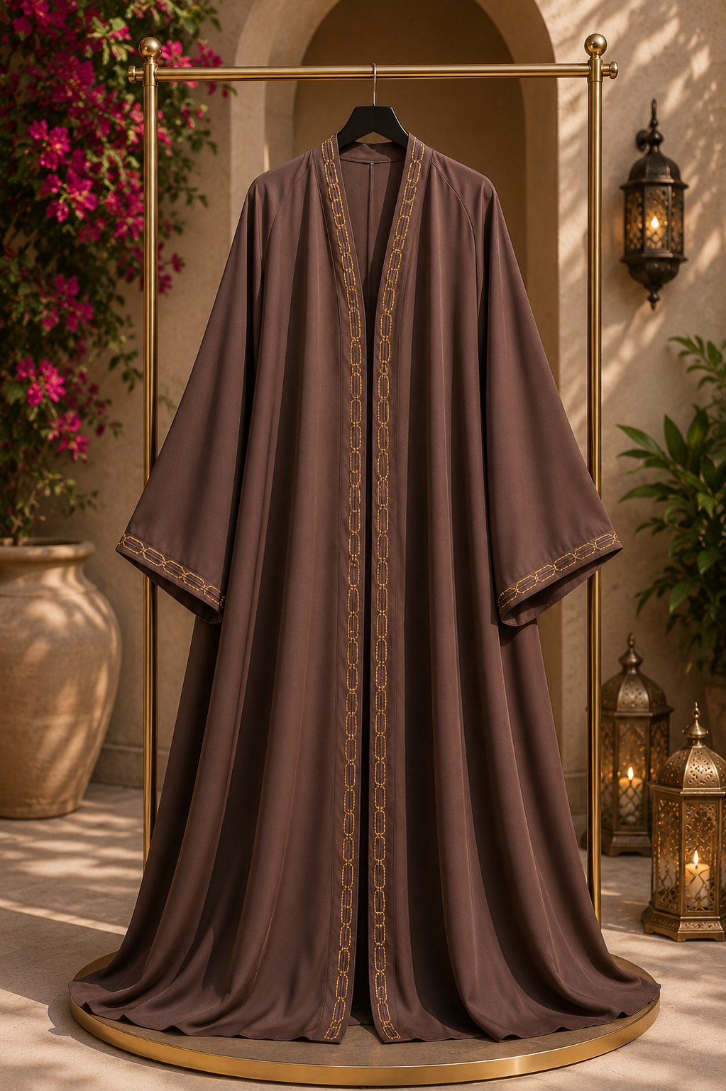 Elegant Korean Nida Fabric Abaya for Women | Premium Modest Wear