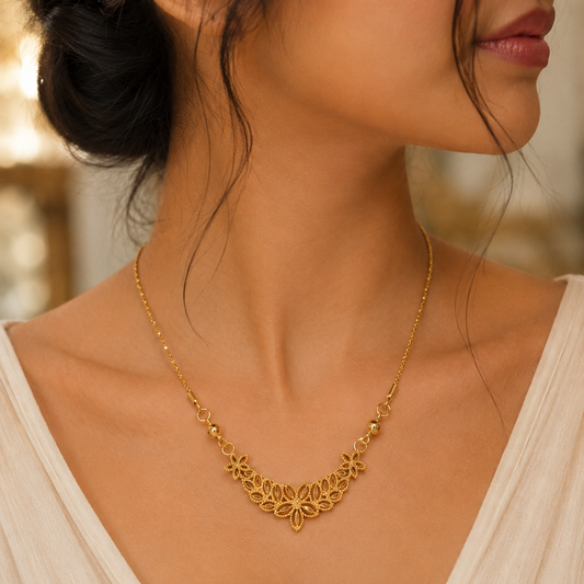 Gold Plated Designer Necklace for Women