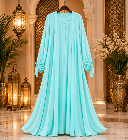Premium Korean Georgette Double Layer Abaya for Women