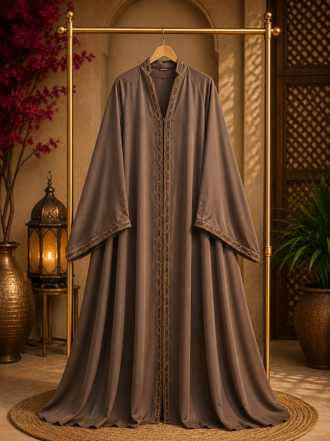 Elegant Korean Nida Fabric Abaya for Women | Premium Modest Wear