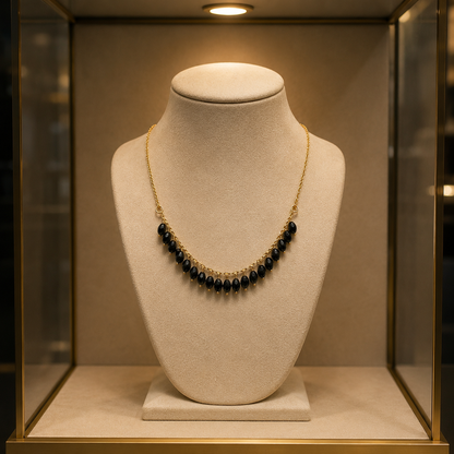black Choker Necklace for Women