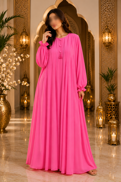 Premium Korean Georgette Double Layer Abaya for Women