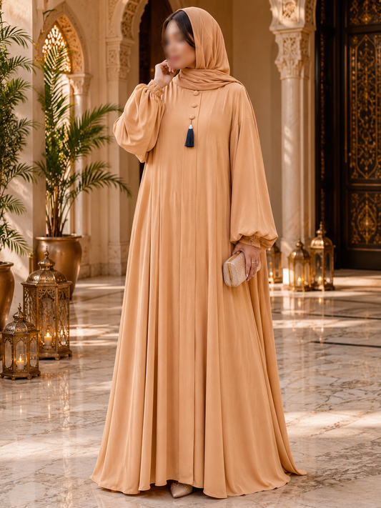Premium Korean Georgette Double Layer Abaya for Women