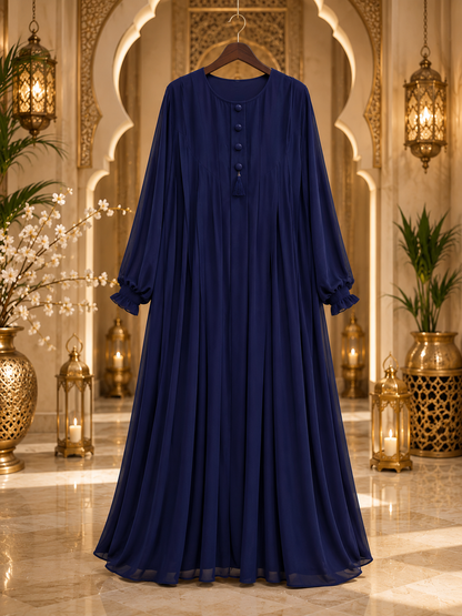 Premium Korean Georgette Double Layer Abaya for Women